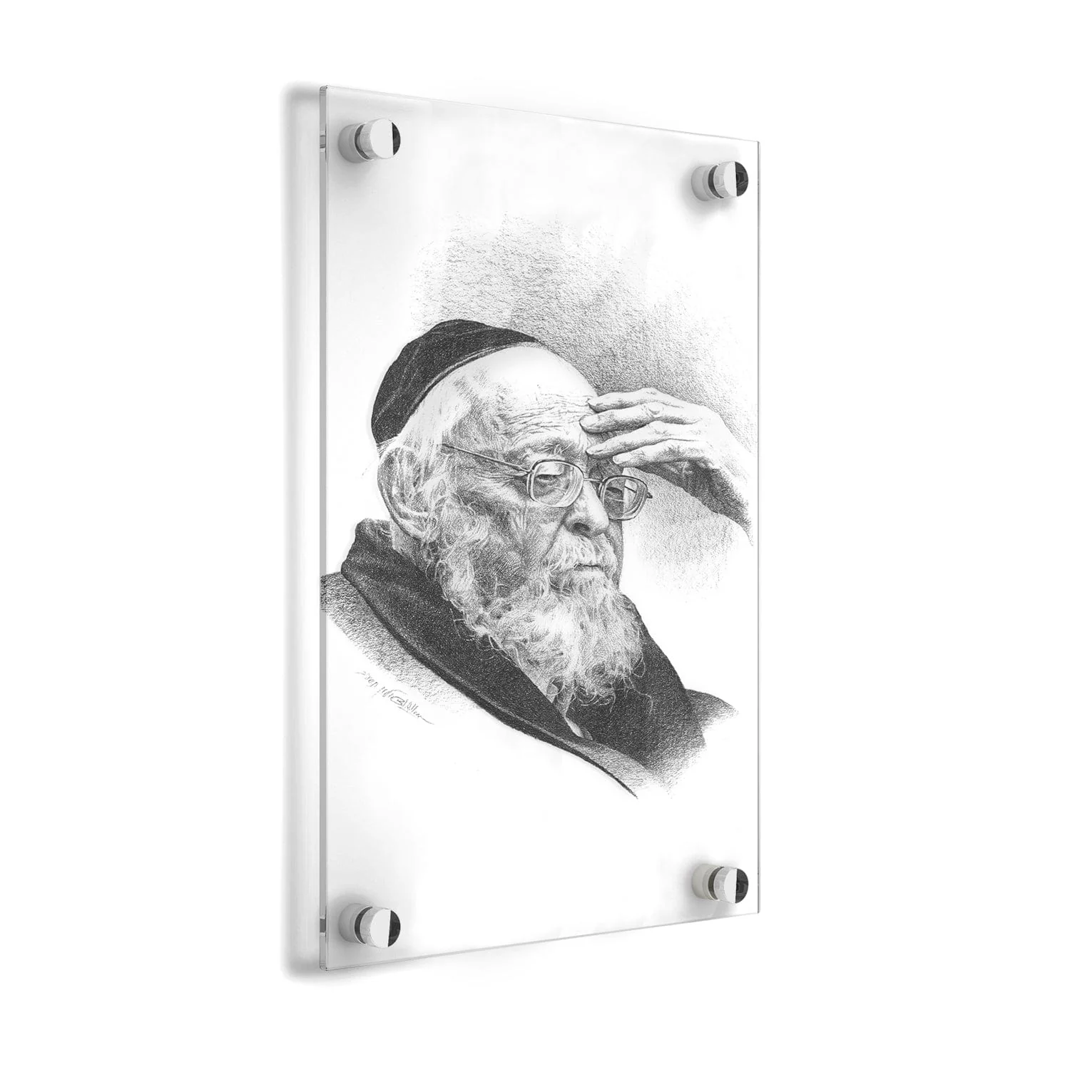 Individualus Judaikos Toros mokslininko Lucite Gadol eskizas